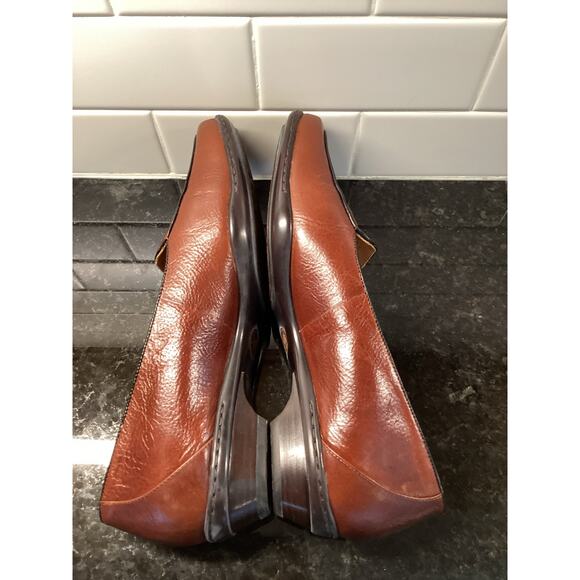 soft Women's embroidered leather loafer Hilllary color leaf women's us size 10W - Picture 8 of 11